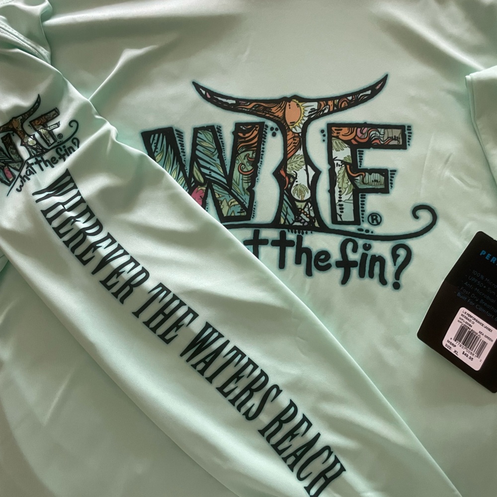 Light Green Mermaid Long Sleeve Tee - Picture 3 of 6